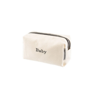 Косметичка узкая «Baby», бежевая, размер S